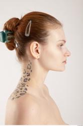 Head Woman White Tattoo Slim